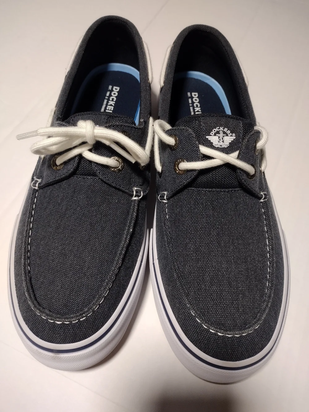 Dockers Men's Navy Canvas Boat Shoes